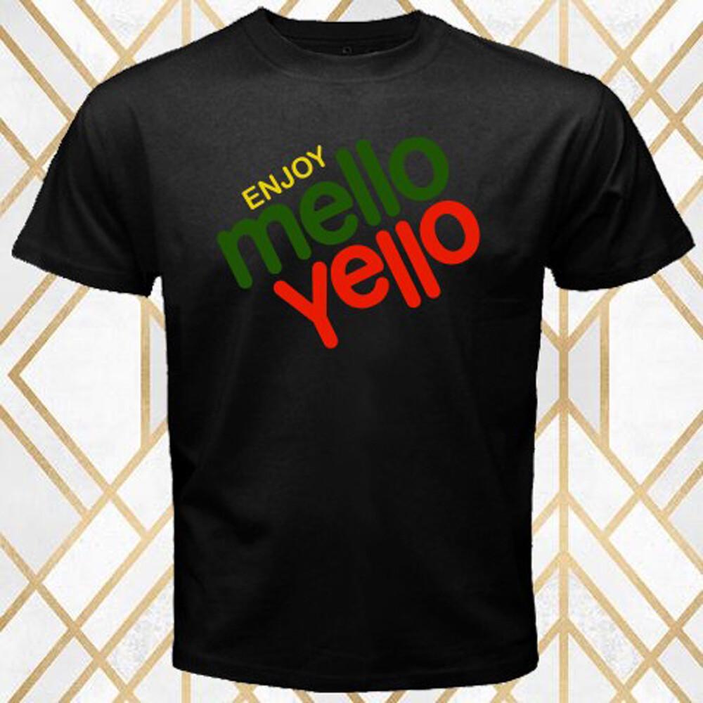 Enjoy Mello Yello Drink Men s Black T-Shirt Size S 3XL S