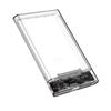 USB External HDD Case 5Gbps 2.5 Inch Transparent Hard Disk Case Hard Drive Enclosure SATA HDD SSD Storage Case for Laptop PC