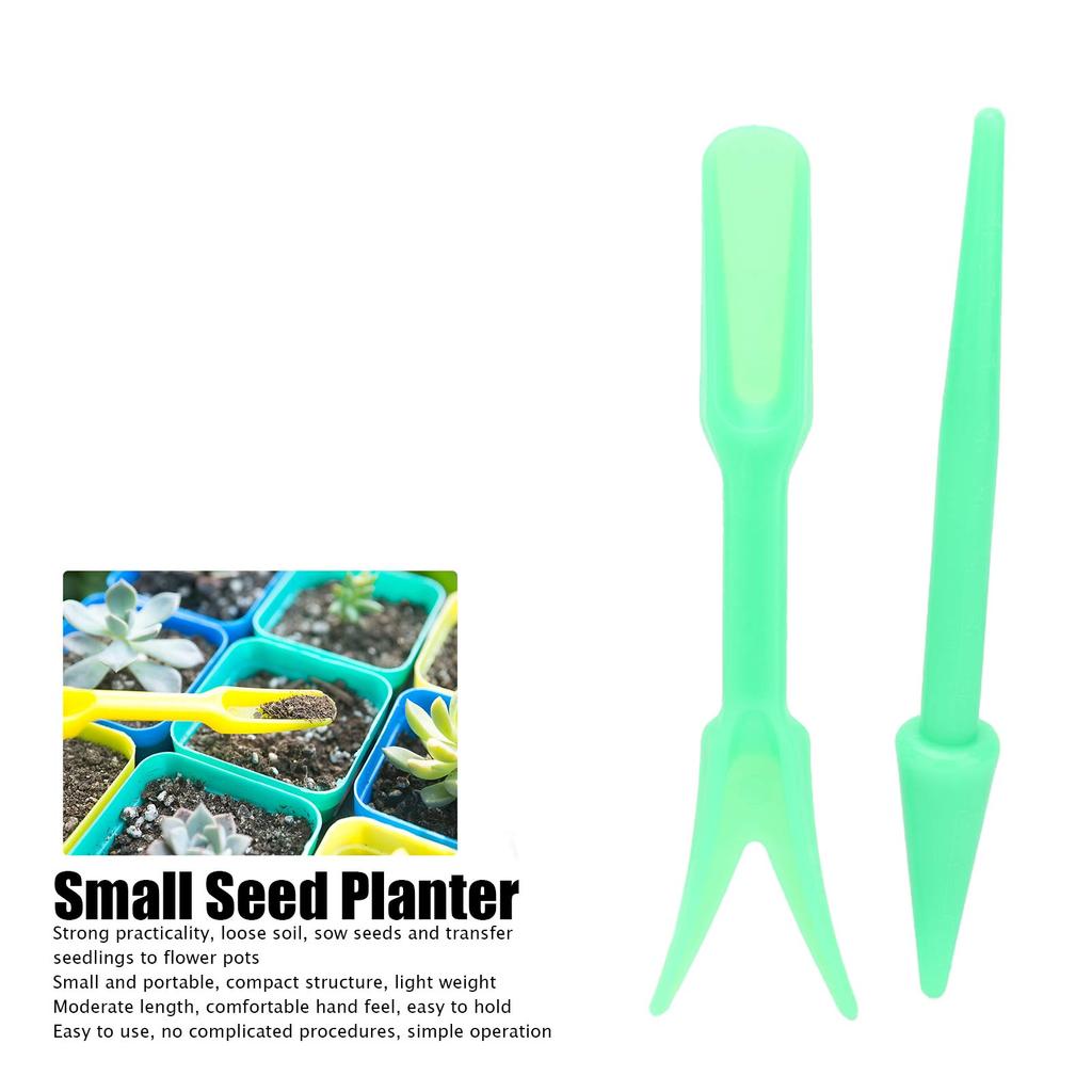 20Sets Small Seed Planter Strong Practicality Small Portable Comfortable to Use Seedling Remover for Vegetable Planting