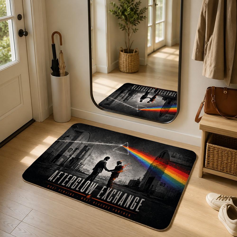 Progressive Rock P-Pink Floyd-Band Floor Mat Doormat Hallway Carpet Living Room Rugs Bath Floor Mats Home Decor