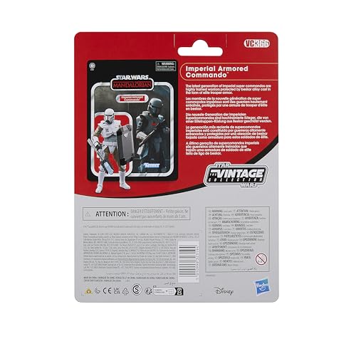 Star Wars Vintage Collection Imperial Armored Commando and Deluxe Mandalorian 3.75-inch Collectible Action Figures