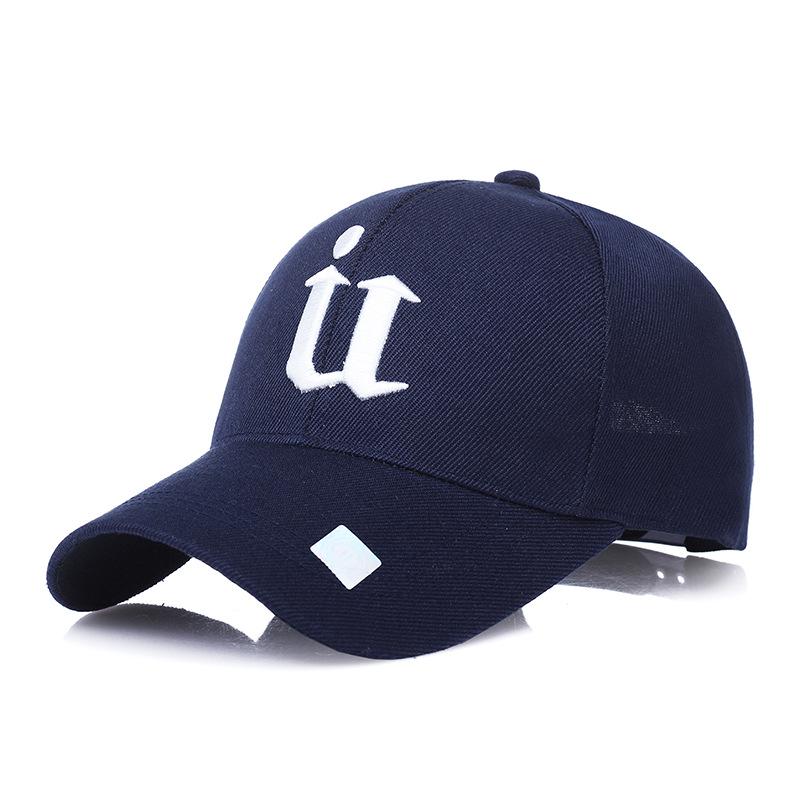 Unisex Buchstaben Baseballkappen U Stickerei Hip Hop Bone Snapback Hüte