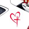 1PC Love Heart Cross Car Stickers DIY Waterproof Vinyl Decals for Auto Rear Window Body Bumper Trunk Funny Vehicle Decoration