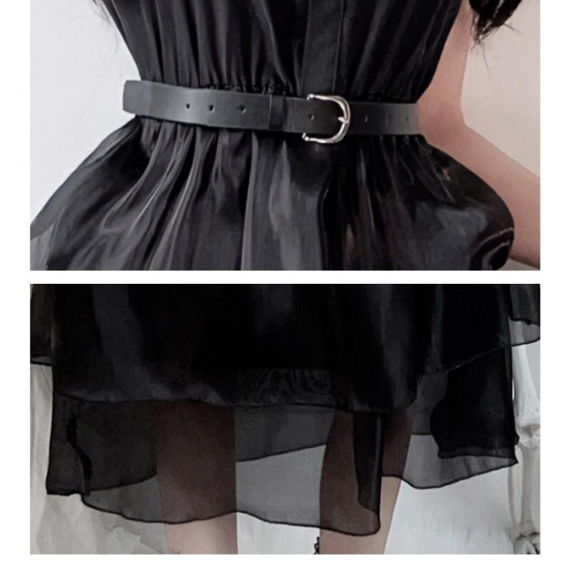 Halloween Gothic Adams Family Wednesday Cosplay Dress Vampire Bride Black Women