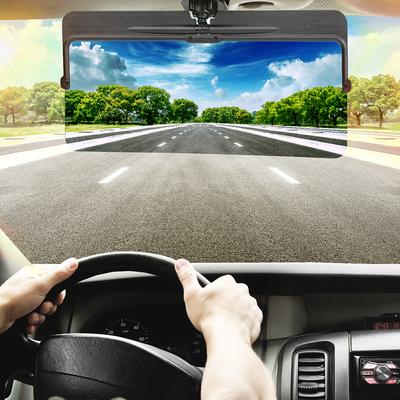 Auto-Sonnenblende, blendfrei, UV-Schutz, drehbar, verstellbar, Blocker, polarisierte Sonnenschutzplatte, klare Sicht, SUV, LKW, Auto