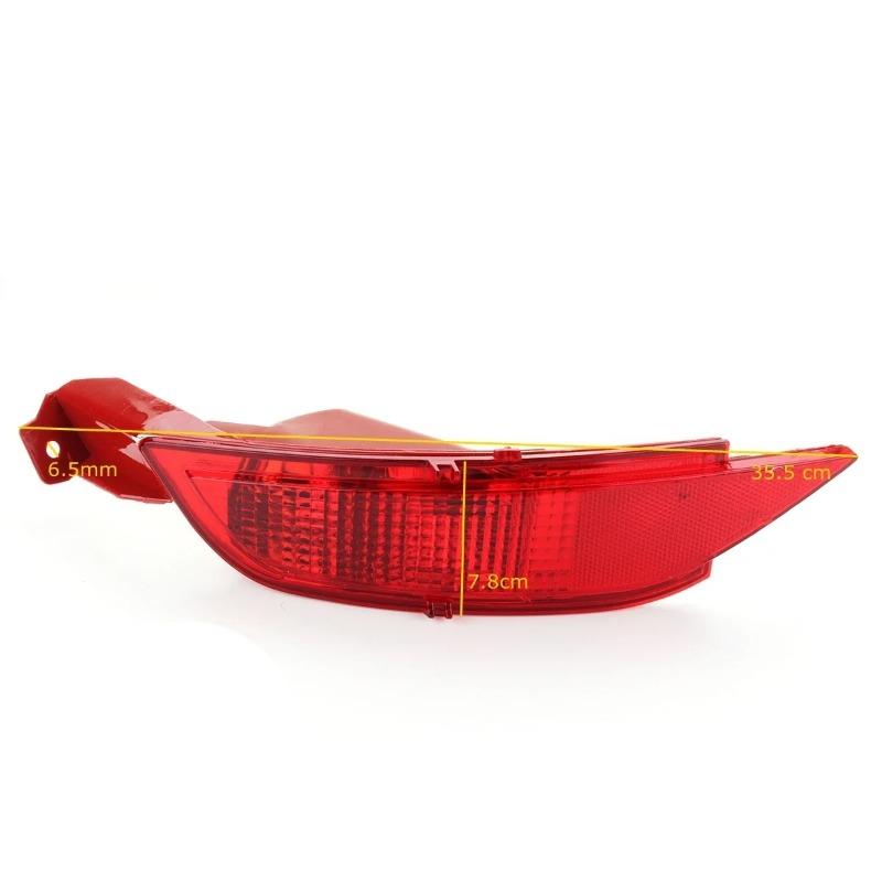 Lumină reflector bara de protecție spate stânga dreapta Lumină reflector bara de protecție spate Ansamblu lampă de ceață pentru piese de schimb Ford Fiesta Mk6 Mk7