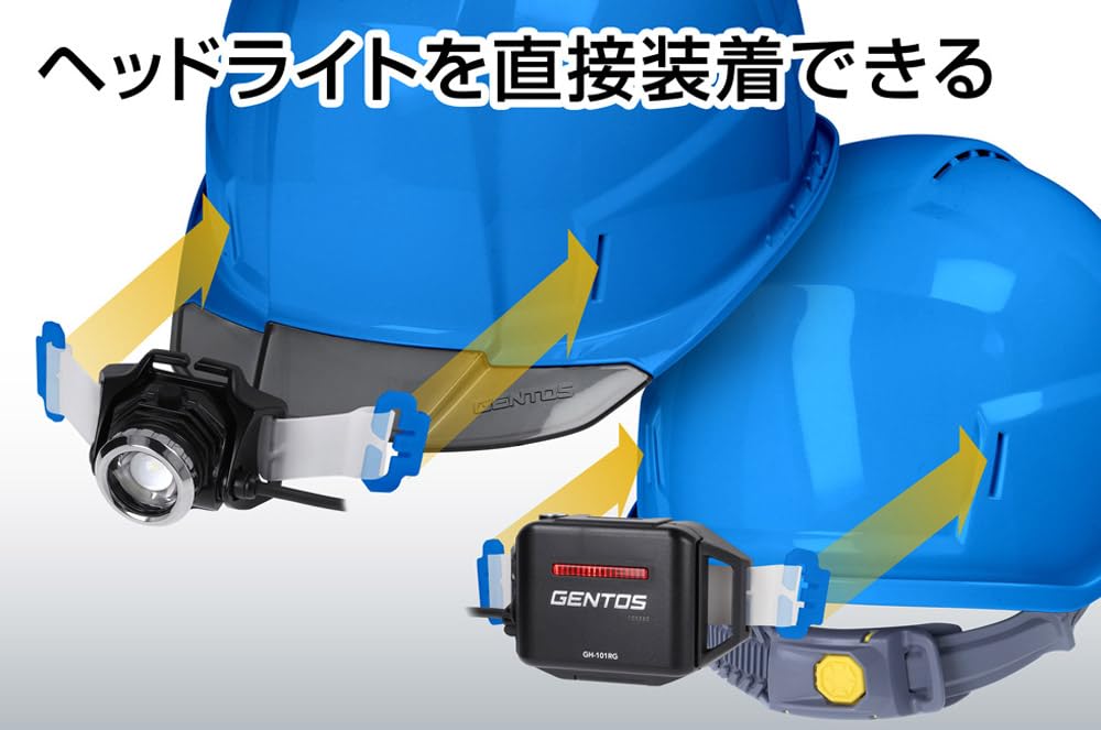 GENTOS GRIT AIR+ Helmet with Molded Interior and Ventilation Holes, Blue, GH02VA-BL