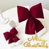 New Year Bow Decoration Christmas Ornament Hanging Bow Pendants Xmas Tree Christmas Tree Decorations
