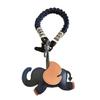 PU Leather Elephant Keychain Flying Wings Bag Charm Trendy Key Chain Holder  Gift Idea