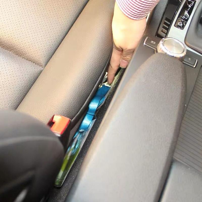 2PCS Car Seat Gap Filler PU Leather Soft Side Seam Plug Leak-proof Filling Strip Car Accessories Interior Universal Decoration