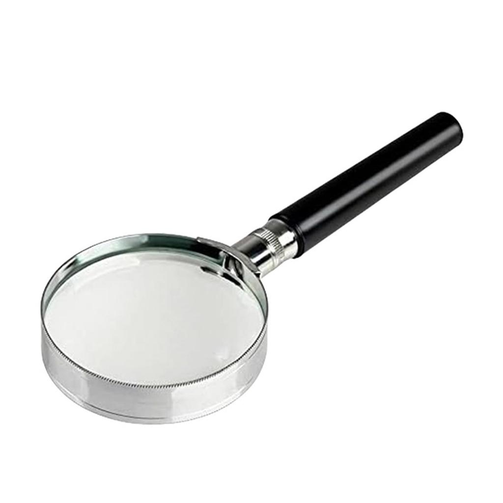 Senior Friendly Handheld Magnifying Glass Antislip Handle 5 Size Lens Option Perfect For Books Stamps Hobbies