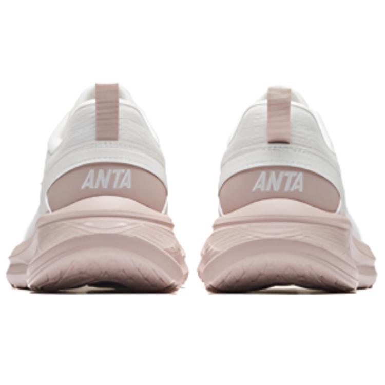 Anta Comfortable Breathable Non-Slip Low-Top Casual Running Shoes Women sneaker White Pink 922525508-4