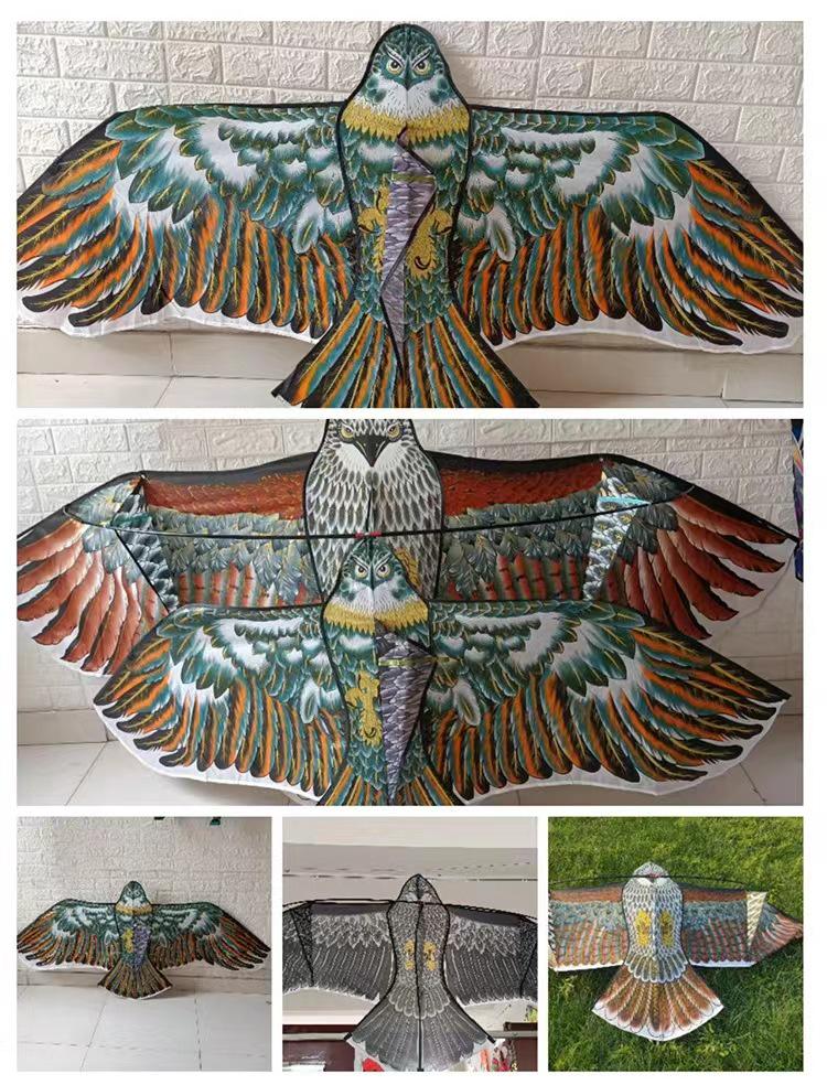 Large Traditional Eagle Kite for Adults & Kids - Cartoon Anime Design for Outdoor Fun