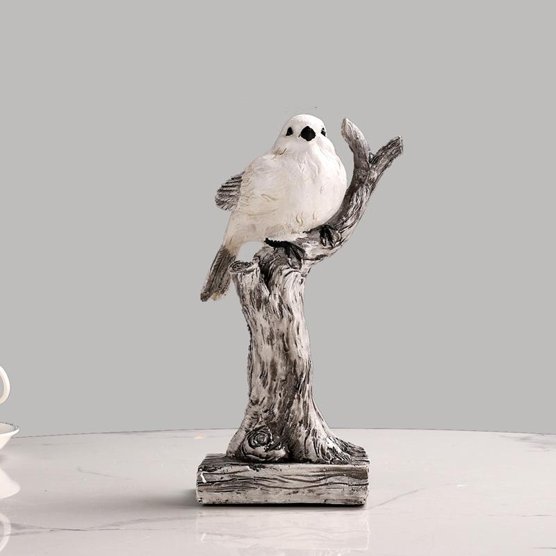 Creative Bird Family of Three Ornament for Home or Wine Cabinet Decoration