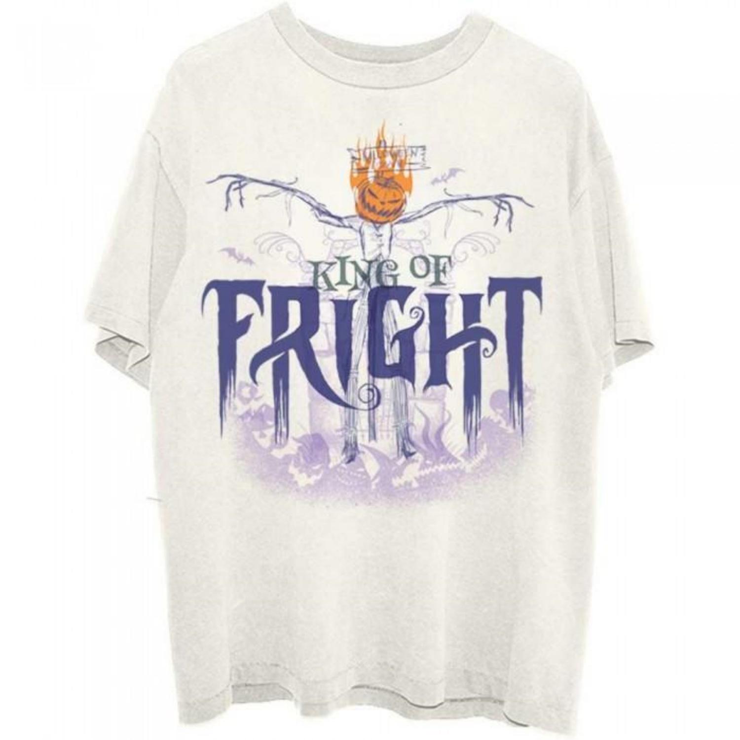 Nightmare Before Christmas Unisex Adult King of Fright T-Shirt S чёрный