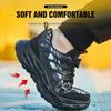 Rotating button Safety Shoes Men Anti smashing Anti piercing Work Shoes Men Steel Toe shoes Non-slip Indestructible shoes