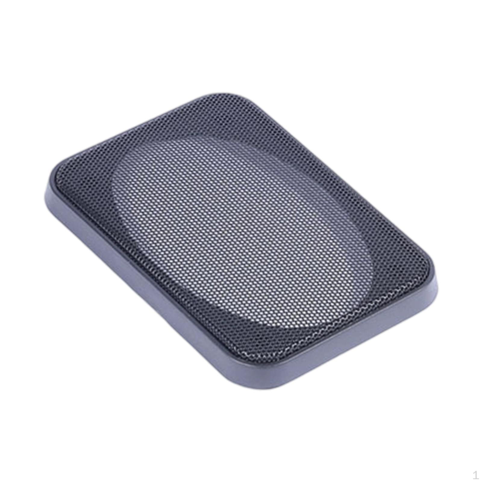 

Черная защитная сетка для автомобильного динамика, металлическая сетка, простая установка и защита. S