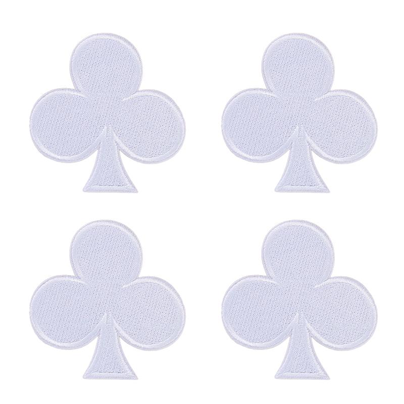 10pcs Wholesale New Poker Trend Embroidery Patch On Clothes Jackets Diy Decoration Cartoon Iron On Patches For Clothing Access 