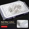 100Pcs Disposable Nail Art Vacuum Dust Collector Non-Woven Filter Paper Manicure Machine Dust Filter Paper