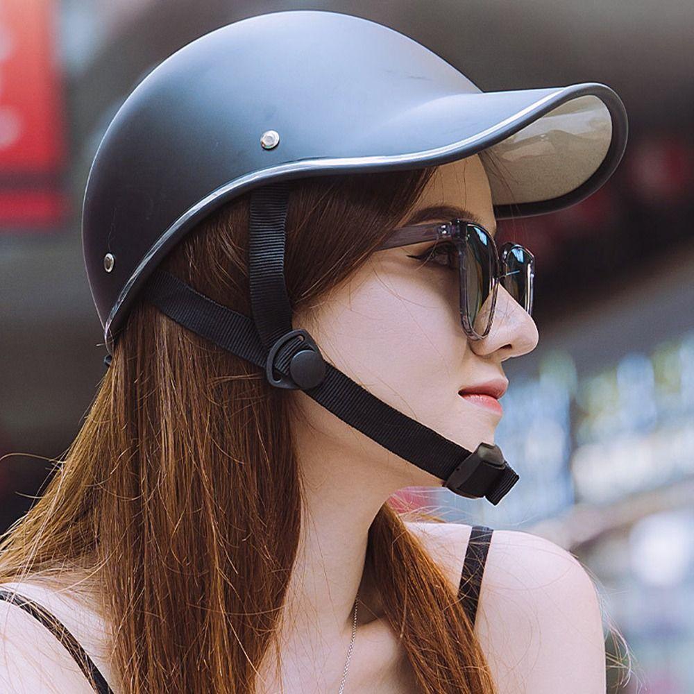 1 Stück mit verstellbarem Riemen Sicherheitshelm Universelle Baseballkappe Hut Elektrofahrradzubehör