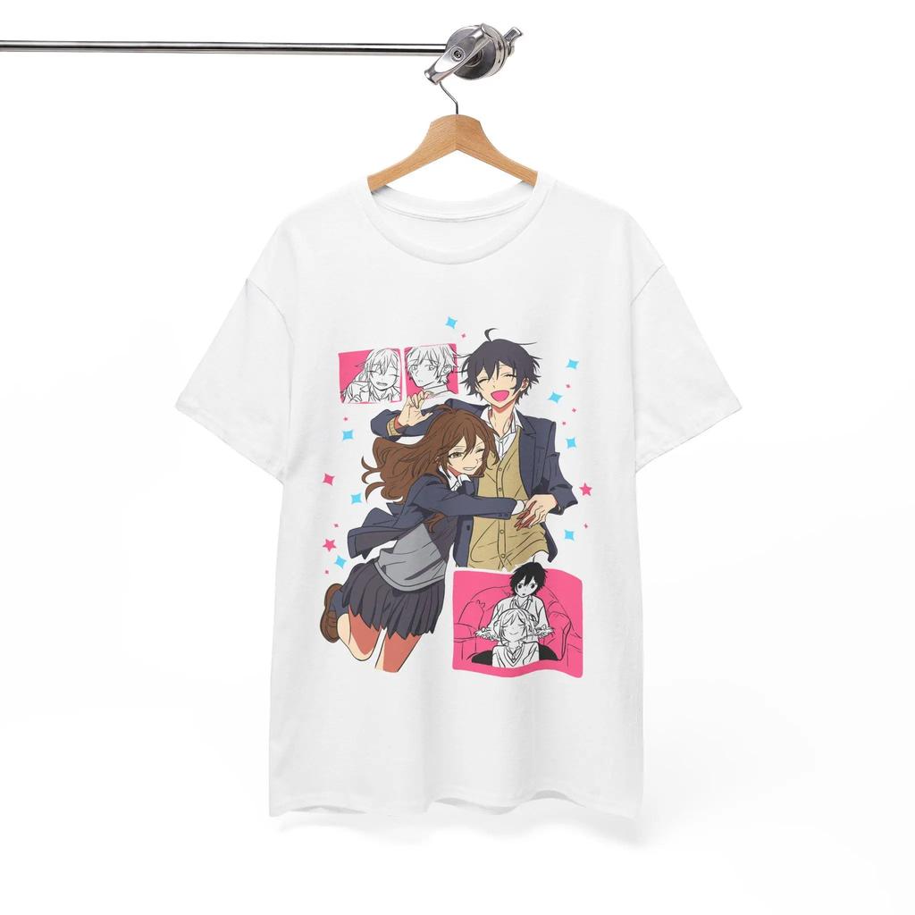 Horimiya Cute Japanese Style Unisex Summer Cotton Loose Fashion Short Sleeve Comfortable Fashion Women And Unisex TShirt