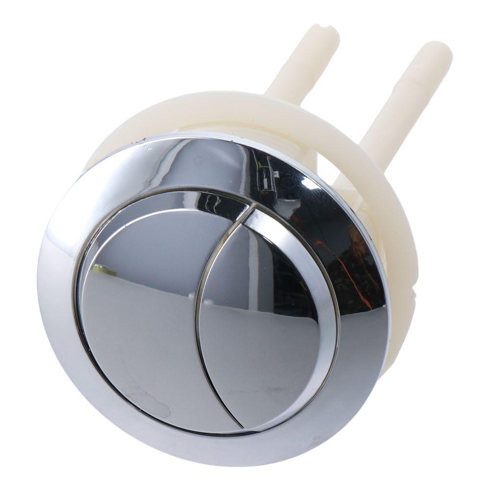 1pc Thread Diameter Dual Push Flushing Button Round Valve Toilet Flusher Closestool