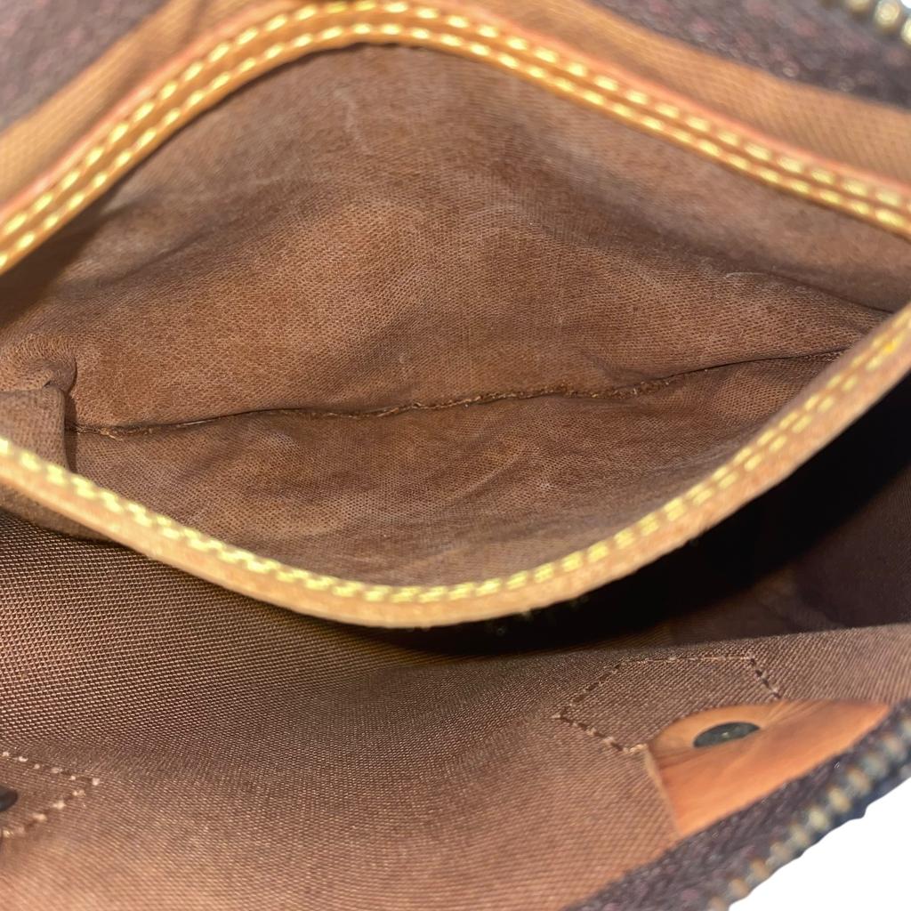 Used Louis Vuitton Monogram Speedy 25 M41528 Boston Bag Brown Authentic 1215