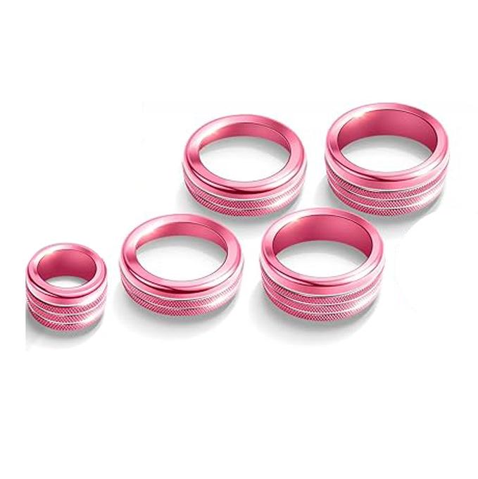 Chevrolet Silverado 22-23 Decorative Rings for A/C Knobs & Headlight Switches