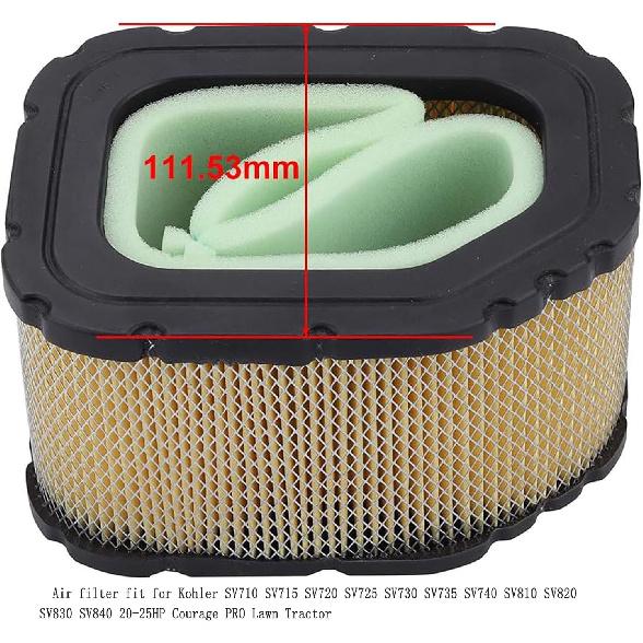 Compatible with 32 083 06-S 32 883 06-S1 Air Filter Turn up Kit for Kohler SV710 SV715 SV725 SV730 SV735 SV740