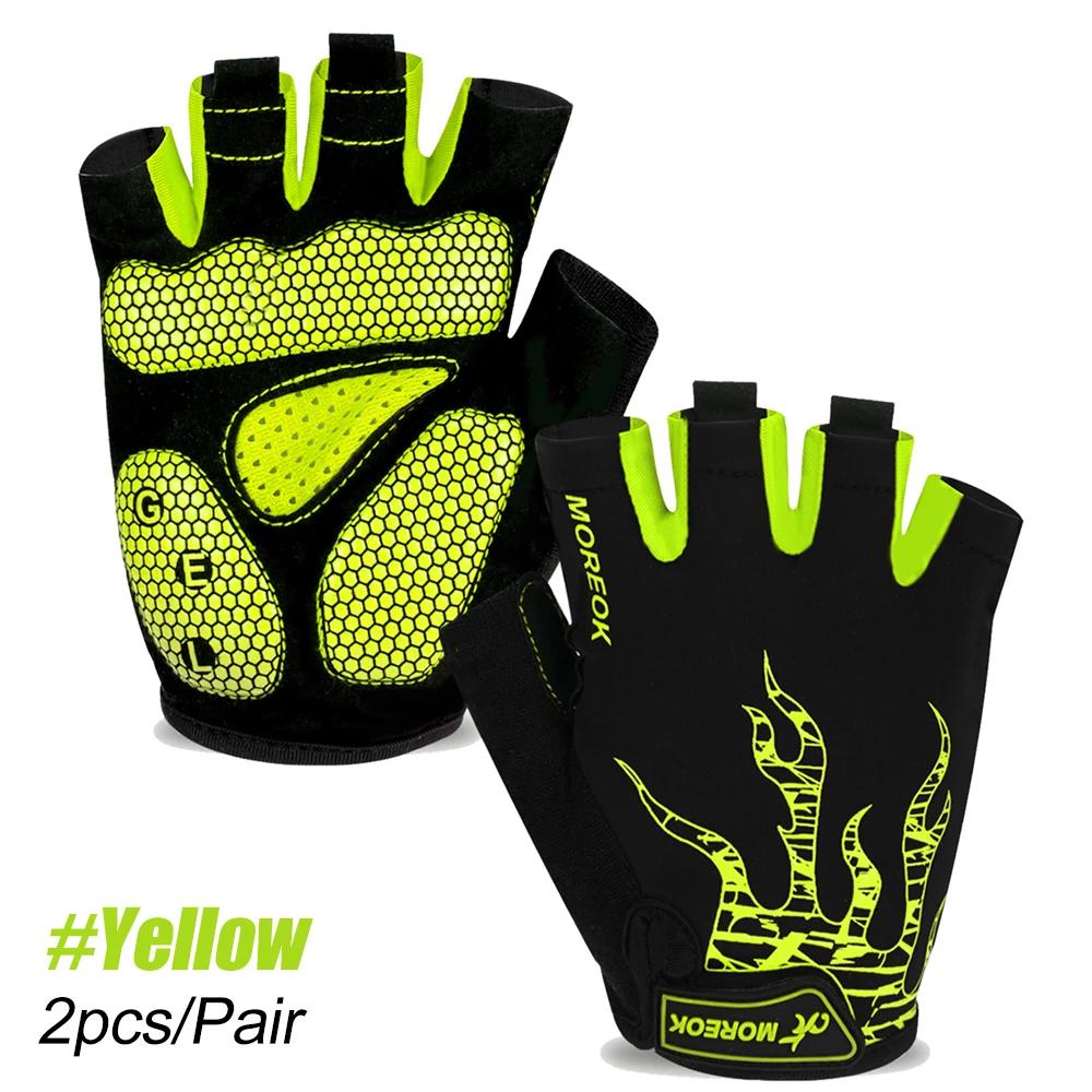 5Mm Sbr Padded Bike Gloves Breathable Non Slip Cycling Gloves For Men Women Mountain Road Biking