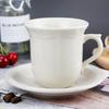 Shangqi Modern Ceramic Coffee Cup and Saucer Set