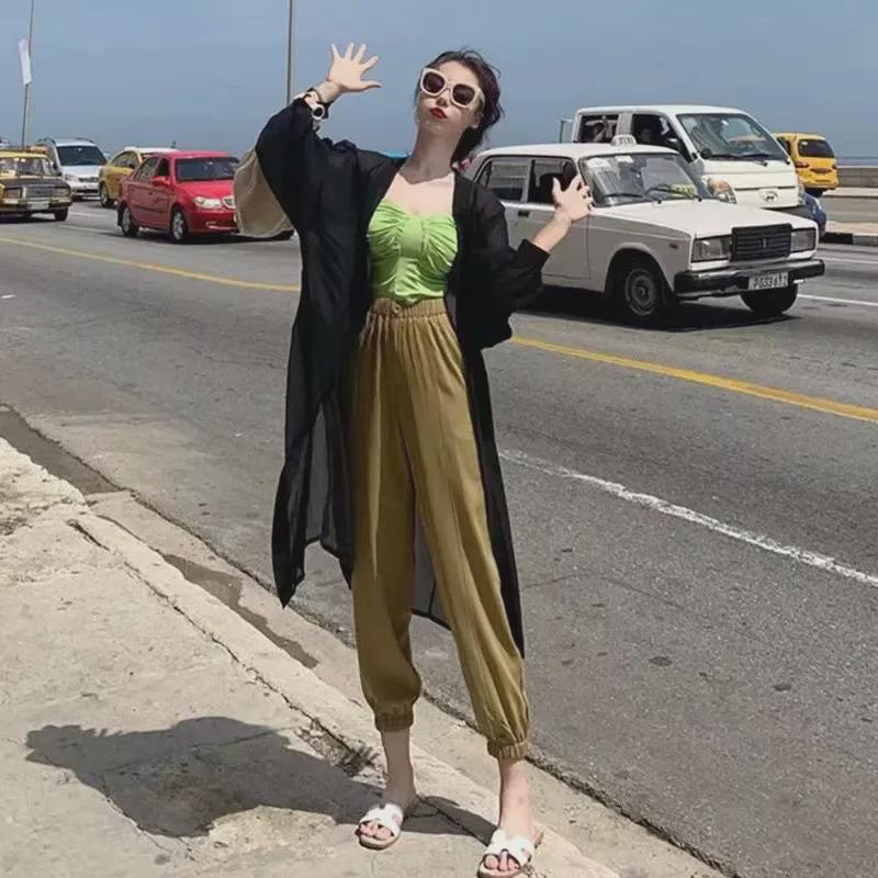 Women's Summer Batwing Sleeve Sun Protection Cardigan Jacket