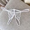 Seductive Lace Butterfly T-Back Open Crotch Lingerie Panties