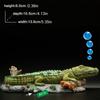 Fish Tank Decoration Ornaments Fish Tank Landscaping Pneumatic Crocodile Decoration Ornaments Aquarium Fish Tank Landscaping