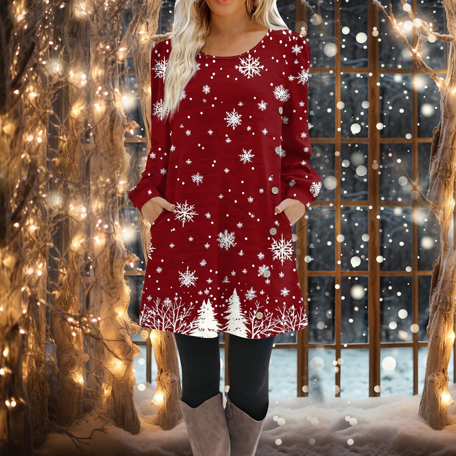 

Женское платье-трапеция с длинным рукавом, повседневное платье-пуловер свободного кроя на пуговицах с карманами XXL белый