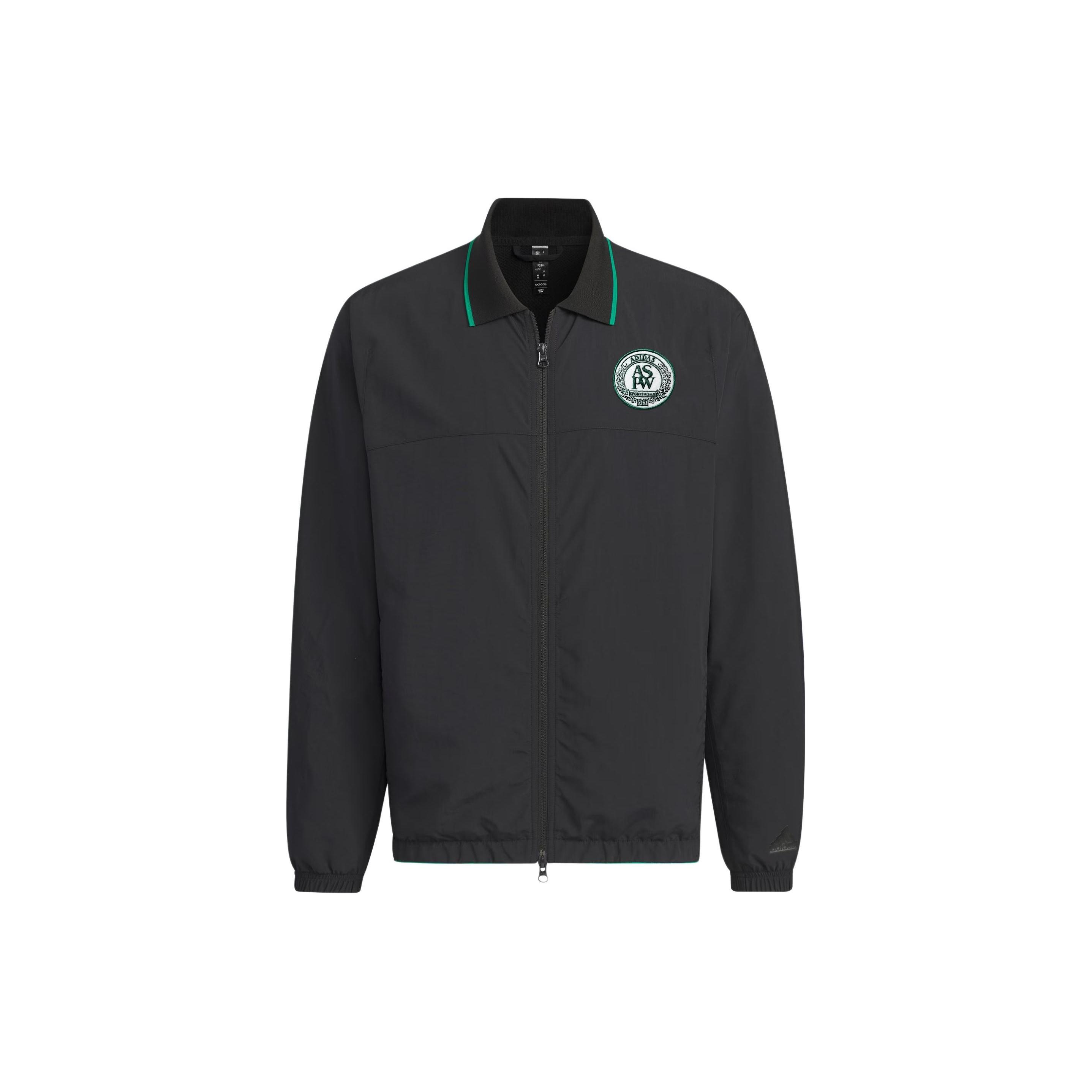 adidas Verbiage Woven Jacket Asia Sizing Black Men s JI6457 L