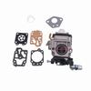 Carburetor Carb Kit For Brushcutter 43cc 49cc 52cc Brush Cutter Seal Hose Spark Plug Petrol Filter for For For CG430 CG520 BC430 Fuel System