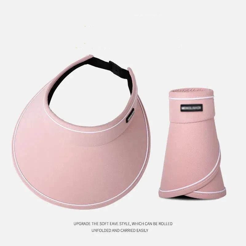 Summer Large Brimmed Empty Top Sun Protection Hat for WOMEN'S UV Protection Sun Hat, Sun Protection Hat for Showing Face, Small