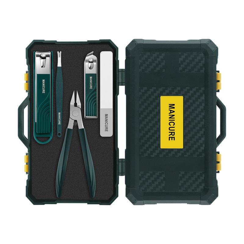 Stainless Steel Cuticle Nipper & Tweezers Set for Thick Nails and Ingrown Toenails.