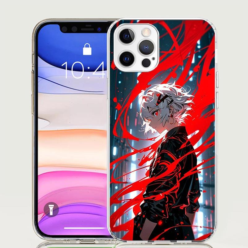 G-Ghoul Tokyo Touka Kirishima Phone Case For iPhone 17 Air 16 15 Plus 11 14 Pro Max 13 Mini 12 7 8 + SE Pattern Art Customized C
