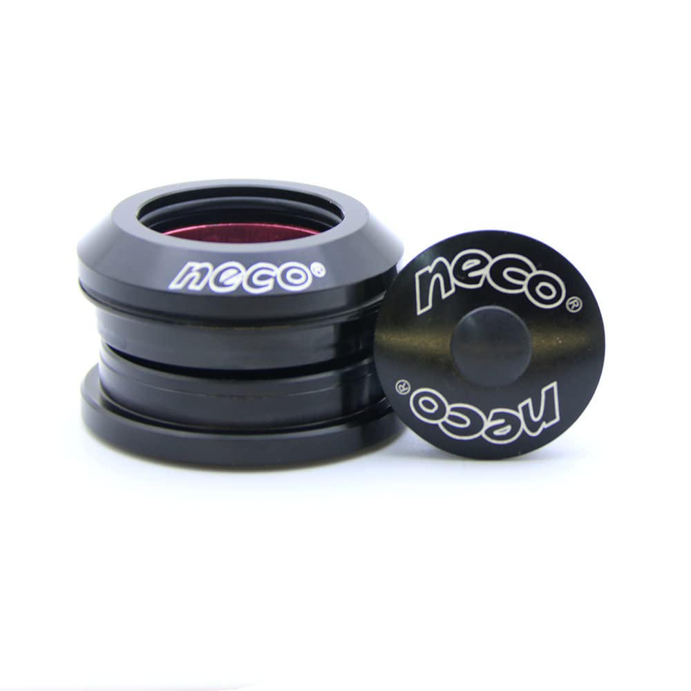 

NECO Road Bike Bearing Headset, 41.4mm, 41/41.4/41.5/41.8/42mm, for TCR Triban RC520/RC500, Semi-Integrated Threadless Headset (Medium Cup)