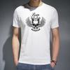 T-Shirt Mann Totenkopf Print Kurzarm Harajuku Sommer T-Shirts Lässig Rundhals Kurzes Oberteil Kleidung Hip Hop Trend Streetwear