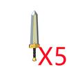 Medieval Military Building Blocks Soldier Figures Black Eagle Knight Weapons Accessories Bow Knife Shield Flag Bricks Toy K047
