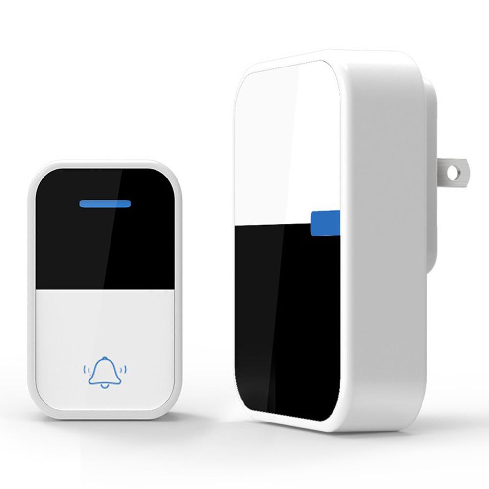 

WHM05 Wireless Doorbell Self-Powered Remote Control Pressure Home Doorbell, US Plug A