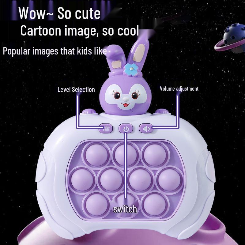 Internet Celebrity Push-Button Rhythm Game: Children's Educational Whack-a-Mole Logic Toy