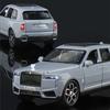 1/32 2025 Rolls Royce SUV Cullinan Alloy Luxury Car Model Diecast Metal Toy Off-road Vehicle Car Model Sound and Light Kids Gift