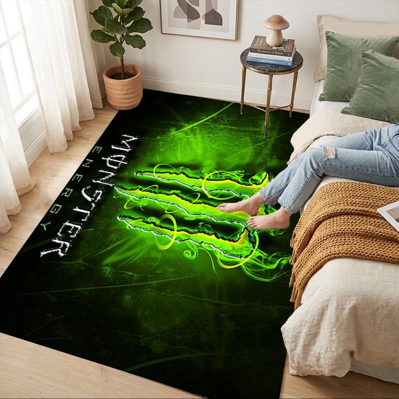 Monster Energy Living Room Nonslip Area Rug Soft Carpet For Bedroom Game Playroom Sofa Office Home Decor Doormat Christmas Gift C9291423