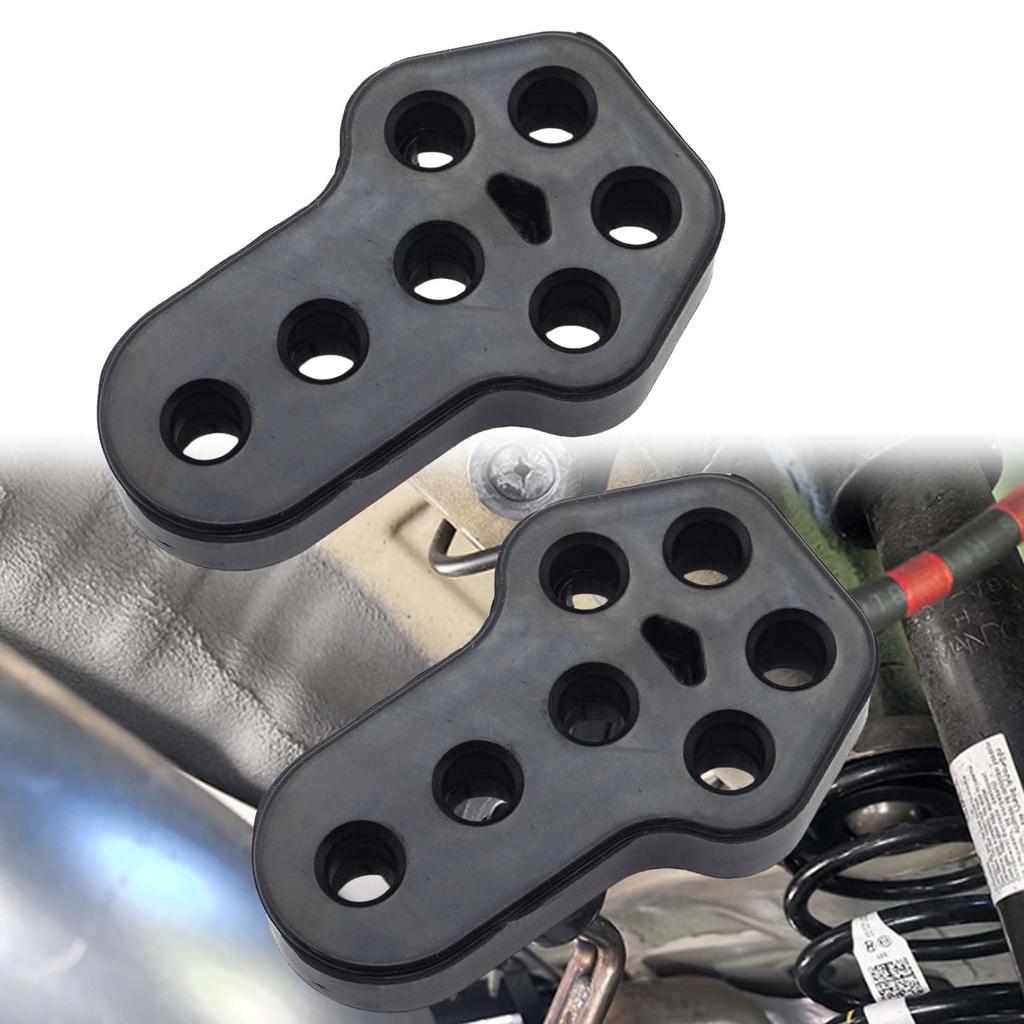 Tibemi Schalldämpfer Aufhängung Gummi Auspuffrohr Gummi Aufhänger Set von 2 Auspuffrohr Aufhänger