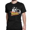 Herren Damen Zurück in die Zukunft T-Shirts Marty und Doc Baumwoll-Tops Vintage Kurzarm Rundhals T-Shirt Grafik T-Shirt