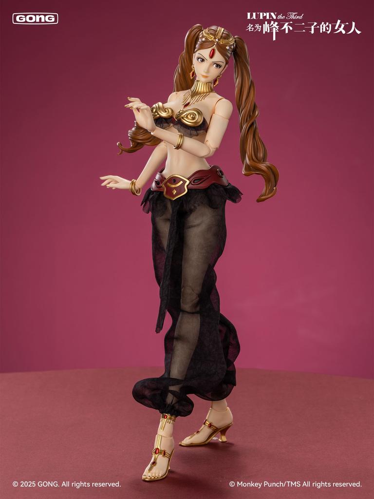Kyoko GONG the The Woman Called Fujiko Fujiko Mine Scale PVC ABS Fabric Painted Movable Figure "LUPIN Third Mine" 1/6 & &